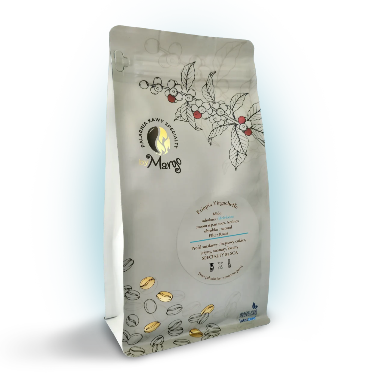 byMargo 250g Etiopia Niebieska Etiopia Yirgacheffe , Specialty Coffee